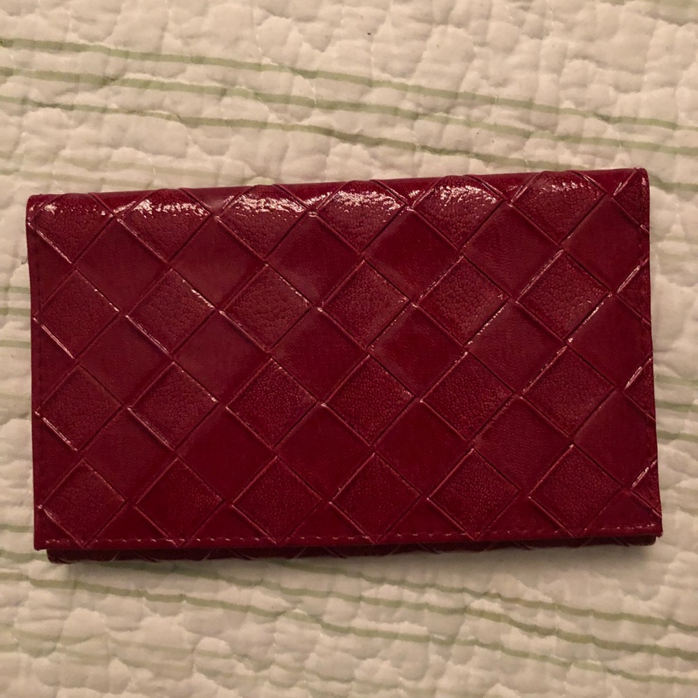 Estée Lauder Makeup Wallet Bag Red